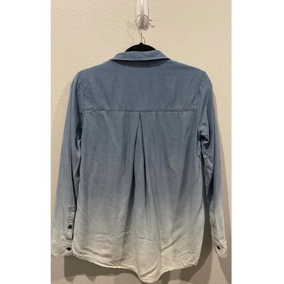 SPLENDID Tie Dye Ombre Button Down Shirt - Picture 3 of 4